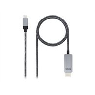 nanocable usb-c/m a hdmi/m 1.8m negro (10.15.5102)