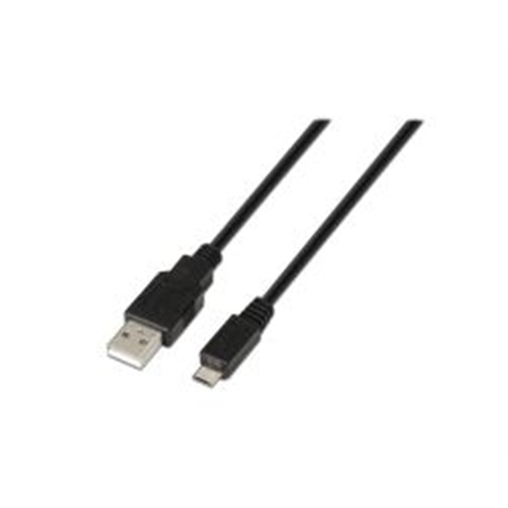 nanocable usb-a/m a micro usb-b/m 3m negro (10.01.0503)