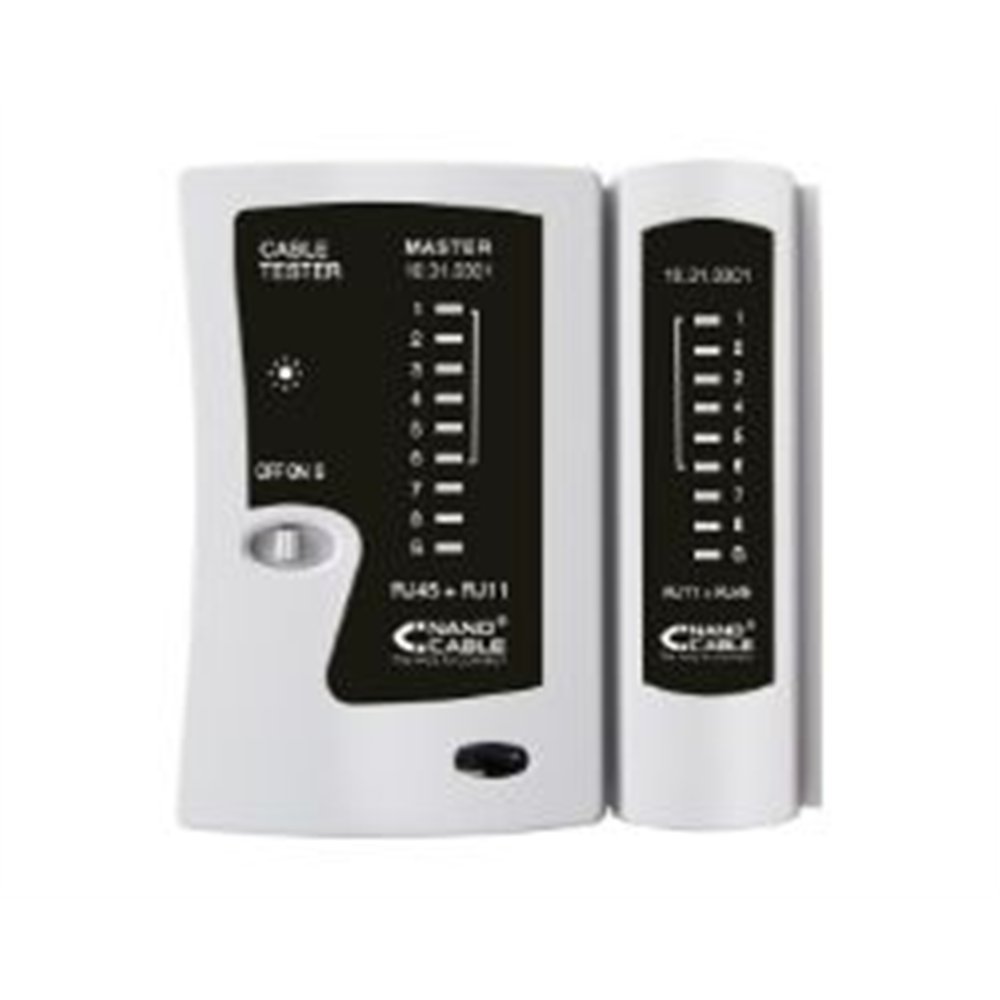 tester nanocable para rj11/rj12/rj45 gris (10.31.0301)