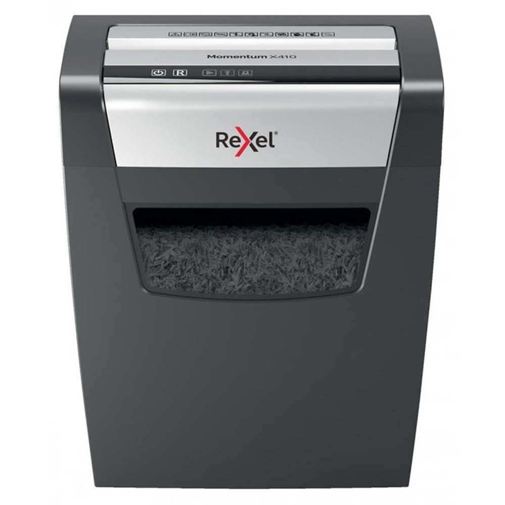 destructora rexel momentum x410 corte cruzado