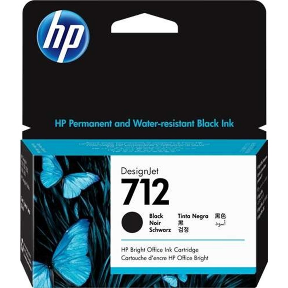 tinta hp 712 3ed70a black