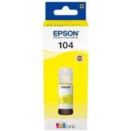 tinta epson bote 104 yellow ecotank bottle c13t00p440