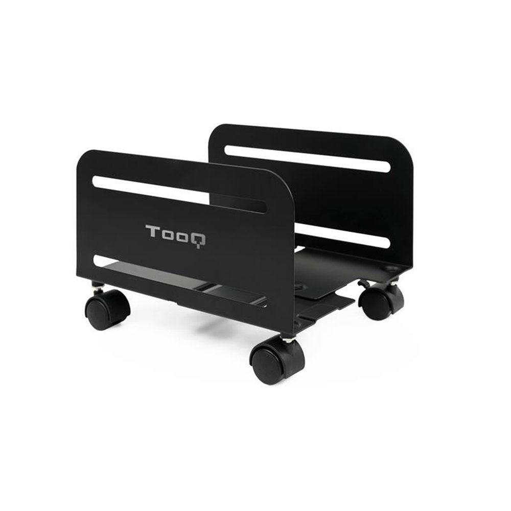 soporte suelo con ruedas para cpu tooq black