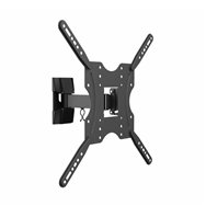 soporte pared tv monitor aisens inclinable giratorio 32-55 30kg black