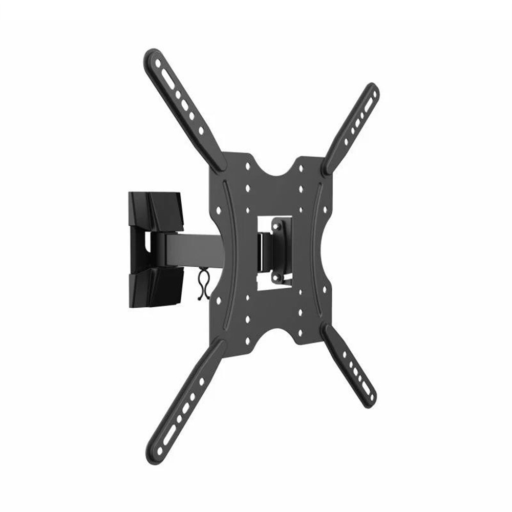soporte pared tv monitor aisens inclinable giratorio 32-55 30kg black