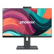 ordenador phoenix aio 24 i5 12400/8gb ddr5/ssd500gb/wifi/webcam/ergo black