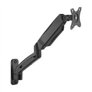 soporte pared monitor/tv aisens 1 brazo 17-32 giratorio/inclinable 9kg black