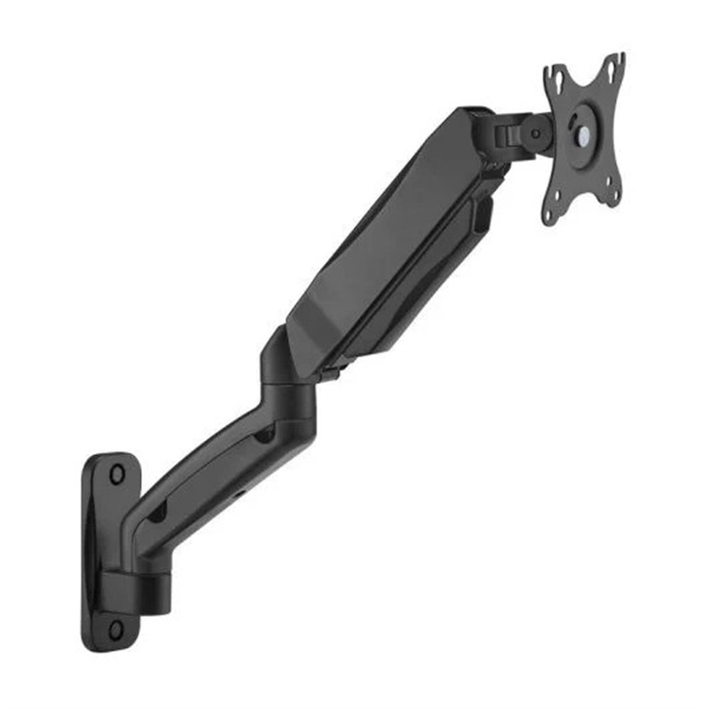 soporte pared monitor/tv aisens 1 brazo 17-32 giratorio/inclinable 9kg black