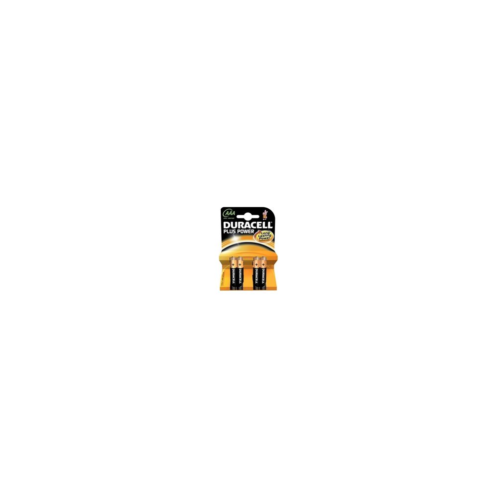 pilas duracell alcalinas aaa lr3 plus power pack 4 durlr3p4b