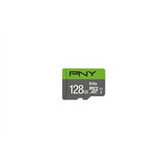 memoria microsdxc pny 128gb elite 100mbs con adaptador verde gris p-sdu128v11100el-ge