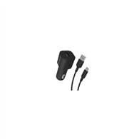 cargador coche muvit puerto usb 12w 2.4a cable usb tipo-c 1.2m negro mcpak0015