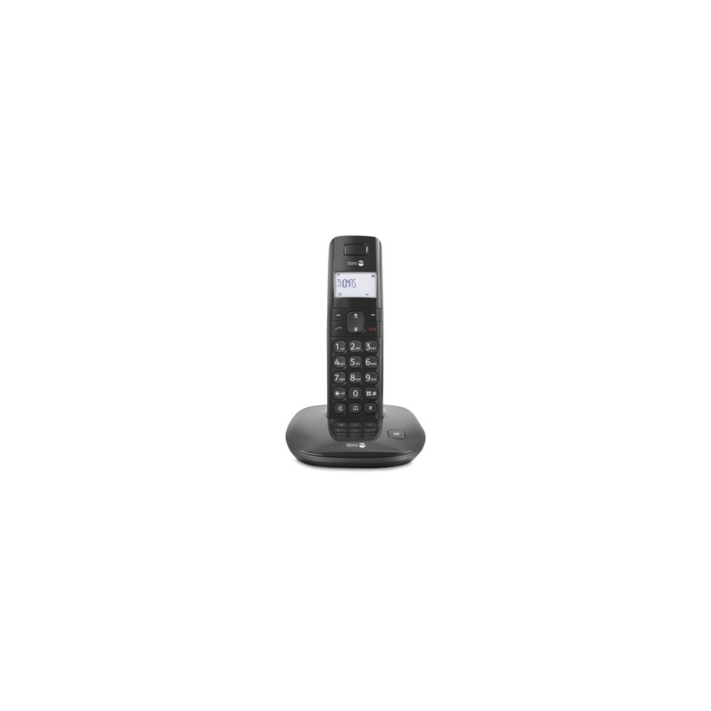 telefono doro dect comfort 1010 inalambrico identificador de llamadas negro tddoco1010b