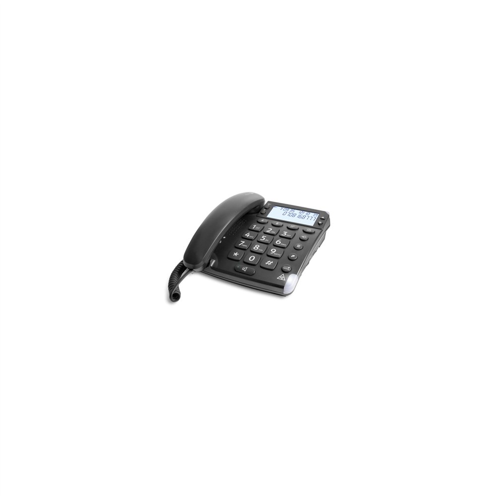 doro magna 4000 teléfono analógico identificador de llamadas negro
