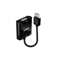 lindy 38285 adaptador de cable de ví­deo 0,1 m hdmi tipo a (estándar) vga (d-sub) negro