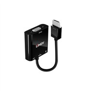 lindy 38285 adaptador de cable de ví­deo 0,1 m hdmi tipo a (estándar) vga (d-sub) negro