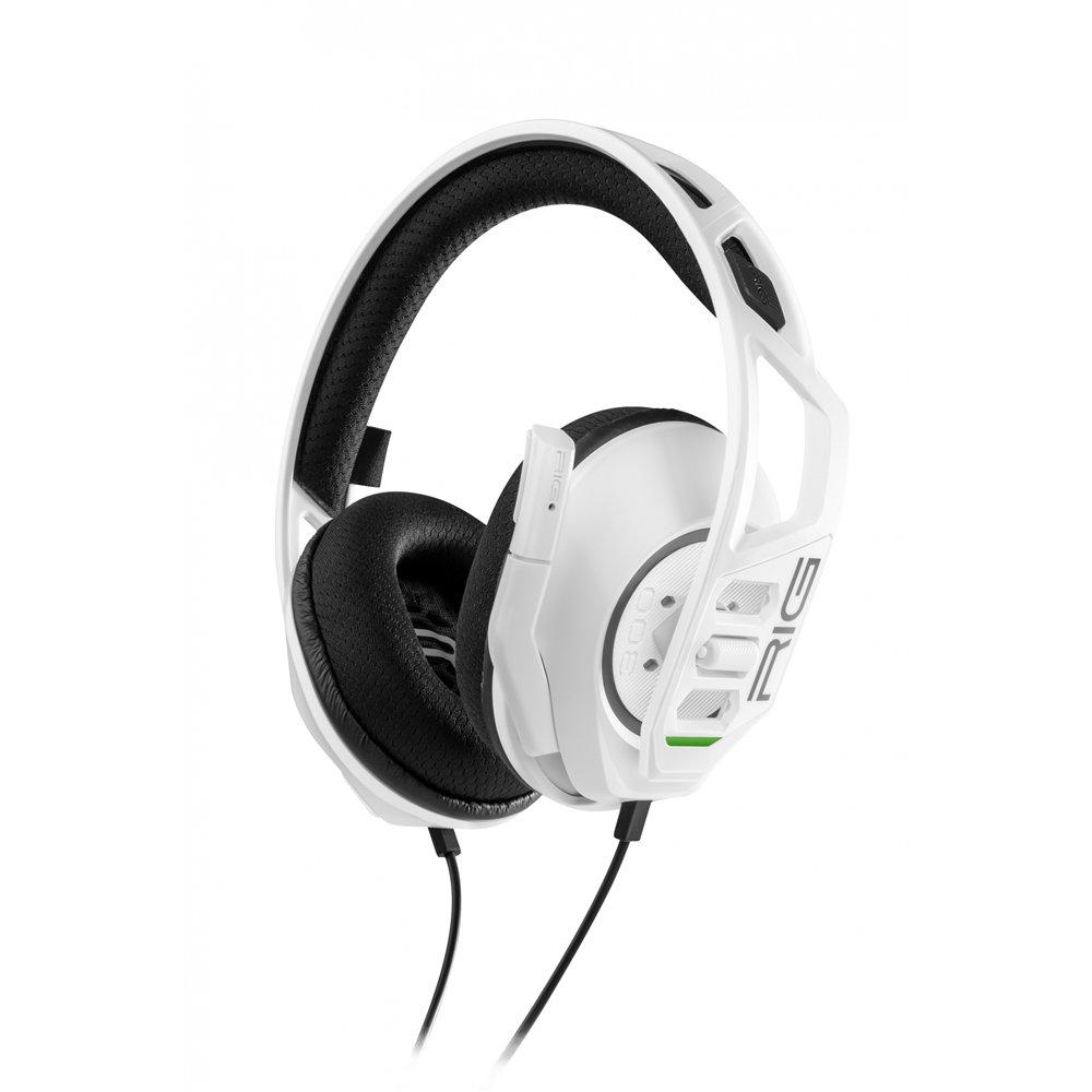 nacon rig 300 pro hx auriculares alámbrico diadema juego blanco