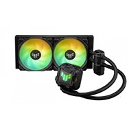 asus tuf gaming lc ii 240 argb procesador kit de refrigeración lí­quida 12 cm negro