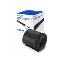 ewent ew1558 organizador de cables universal pasacables negro 1 pieza(s)
