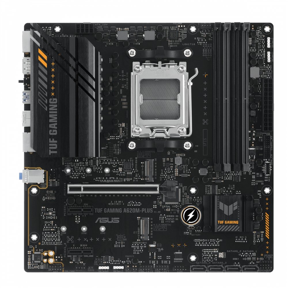 asus tuf gaming a620m-plus amd a620 zócalo am5 micro atx