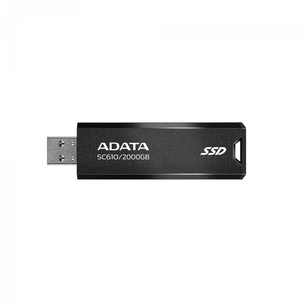 adata sc610 unidad flash usb 2 tb usb tipo a 3.2 gen 2 (3.1 gen 2) negro