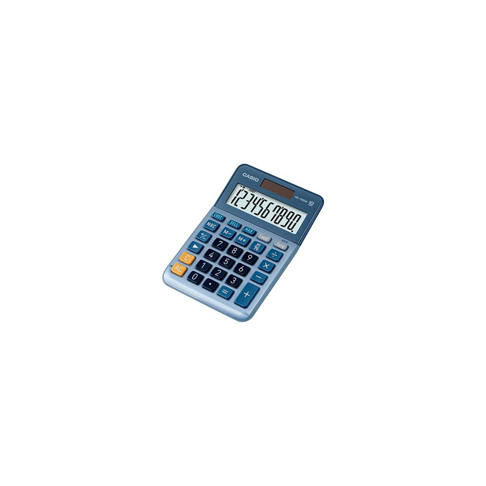 casio ms-100em calculadora escritorio pantalla de calculadora multicolor