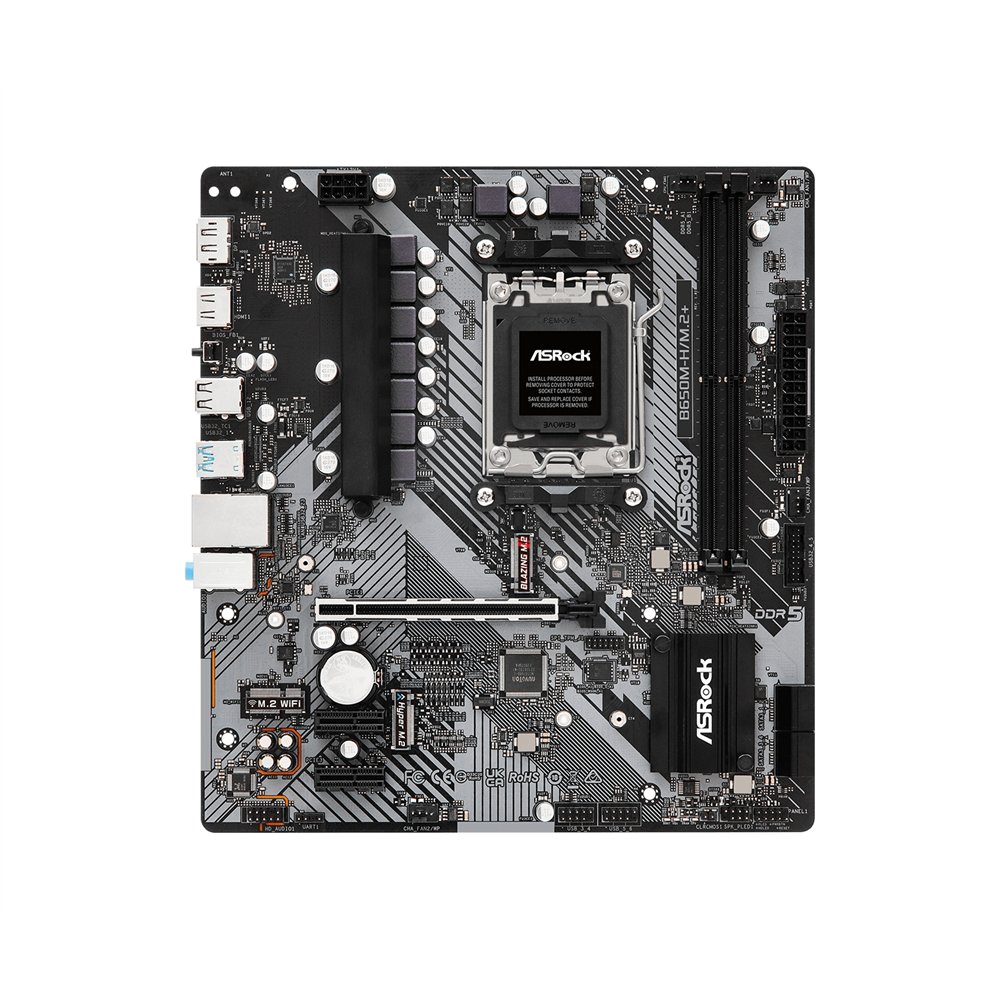 asrock b650m-h/m.2+ amd b650 zócalo am5 micro atx