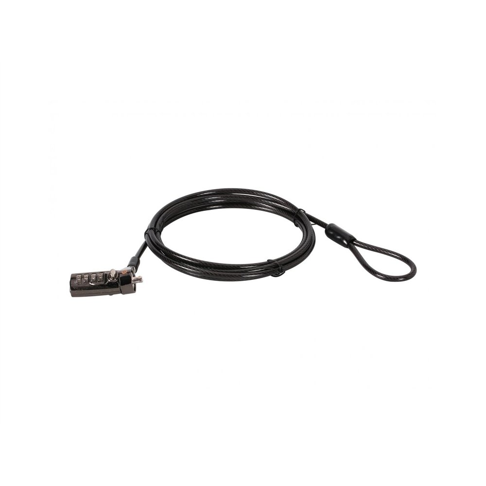 conceptronic custodio01bn cable antirrobo negro 1,8 m