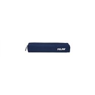 milan serie 1918 estuche mini redondo - tejido resistente a las roturas y rasgaduras - medidas 20,5x4,5x5cm - color azul oscuro