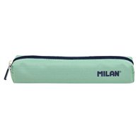milan serie 1918 estuche mini redondo - tejido resistente a las roturas y rasgaduras - medidas 20,5x4,5x5cm - color verde