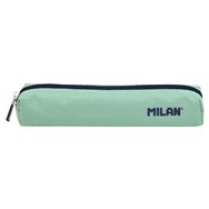 milan serie 1918 estuche mini redondo - tejido resistente a las roturas y rasgaduras - medidas 20,5x4,5x5cm - color verde
