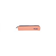 milan serie 1918 estuche mini redondo - tejido resistente a las roturas y rasgaduras - medidas 20,5x4,5x5cm - color rosa