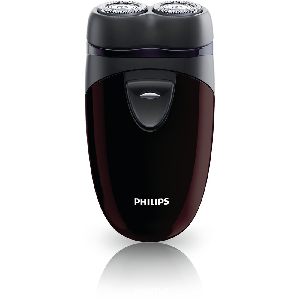 philips afeitadora eléctrica con alimentación por pilas