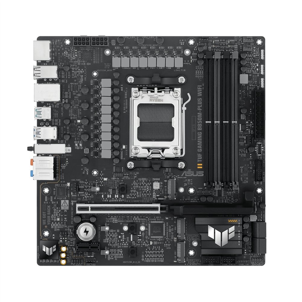 asus tuf gaming b850m-plus wifi amd b850 zócalo am5 micro atx