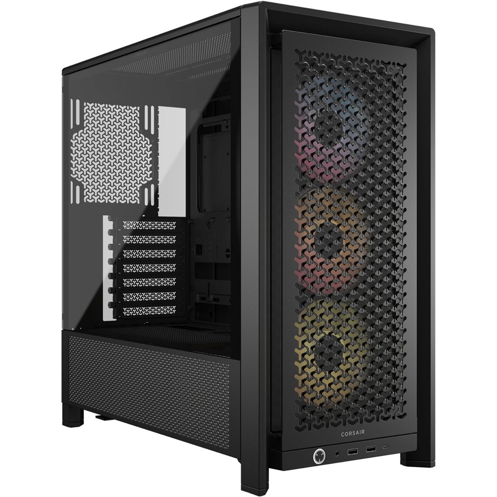 corsair frame 4000d rs argb midi tower negro