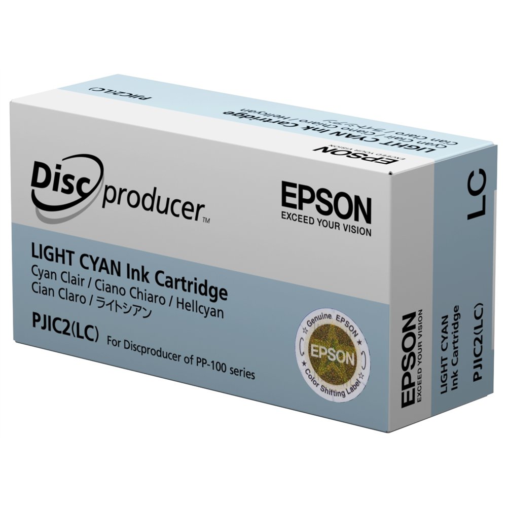 epson cartucho discproducer cian claro