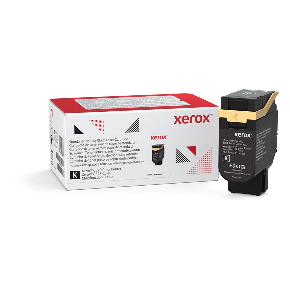 xerox c320/c325 cartucho de tóner negro de capacidad estándar (2200 páginas)