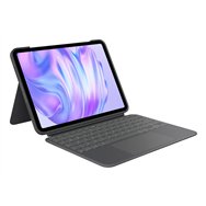 logitech combo touch, funda con teclado, ipad pro 11 pulgadas (m4)(2024) - teclado retroiluminado extraíble con soporte abatible