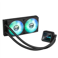 asus prime lc 240 argb carcasa del ordenador sistema de refrigeración líquida todo en uno 12 cm negro