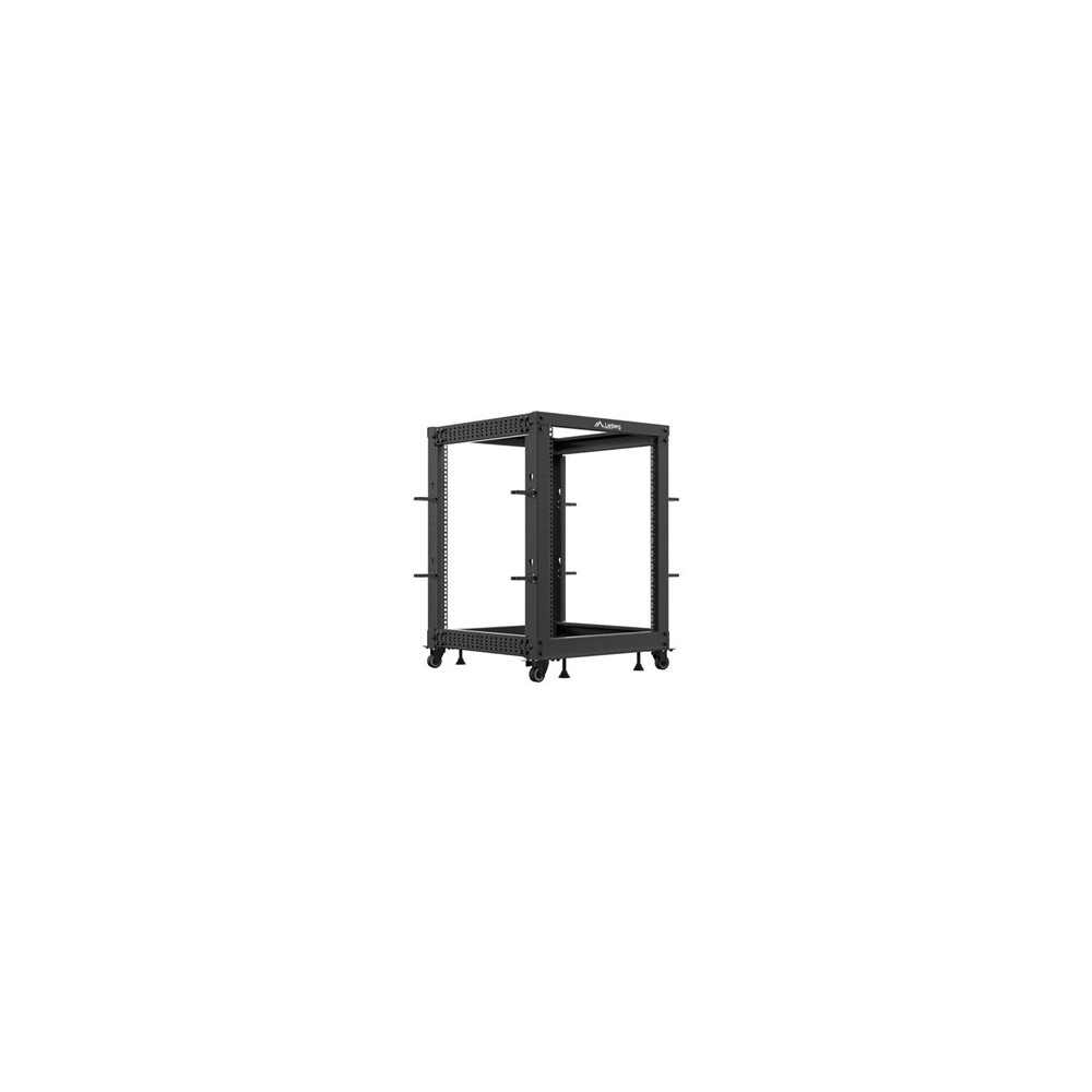 lanberg or01-6115-b armario rack 15u rack o bastidor independiente negro