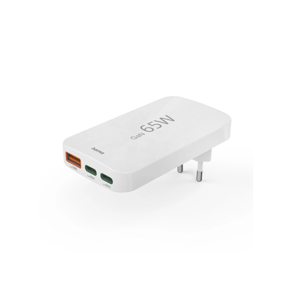 hama 00201976 cargador de dispositivo móvil portátil, batería portátil, smartphone, tableta blanco corriente alterna carga rápid