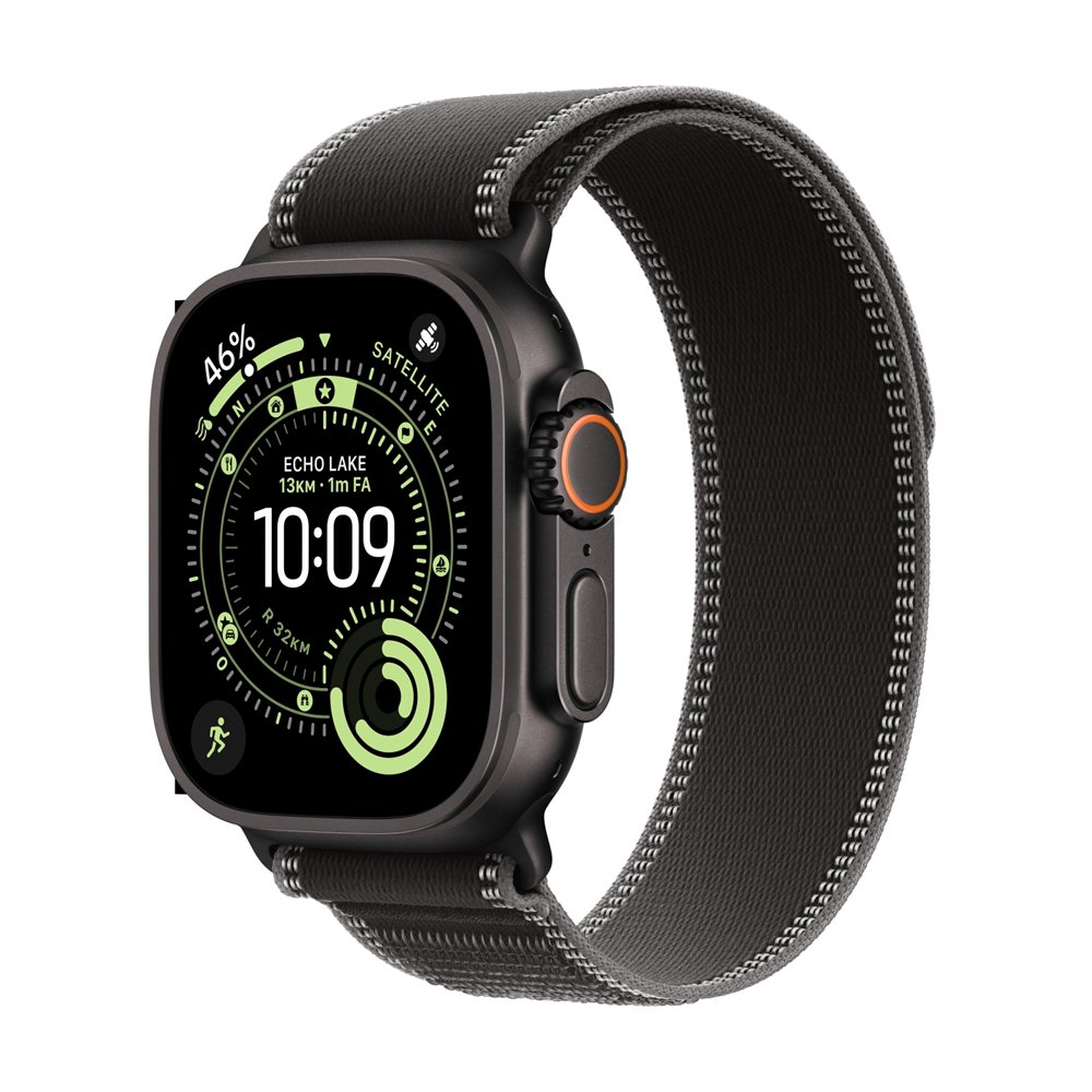 apple watch ultra 3 oled 49 mm digital 422 x 514 pixeles pantalla táctil 5g negro wifi gps (satélite)