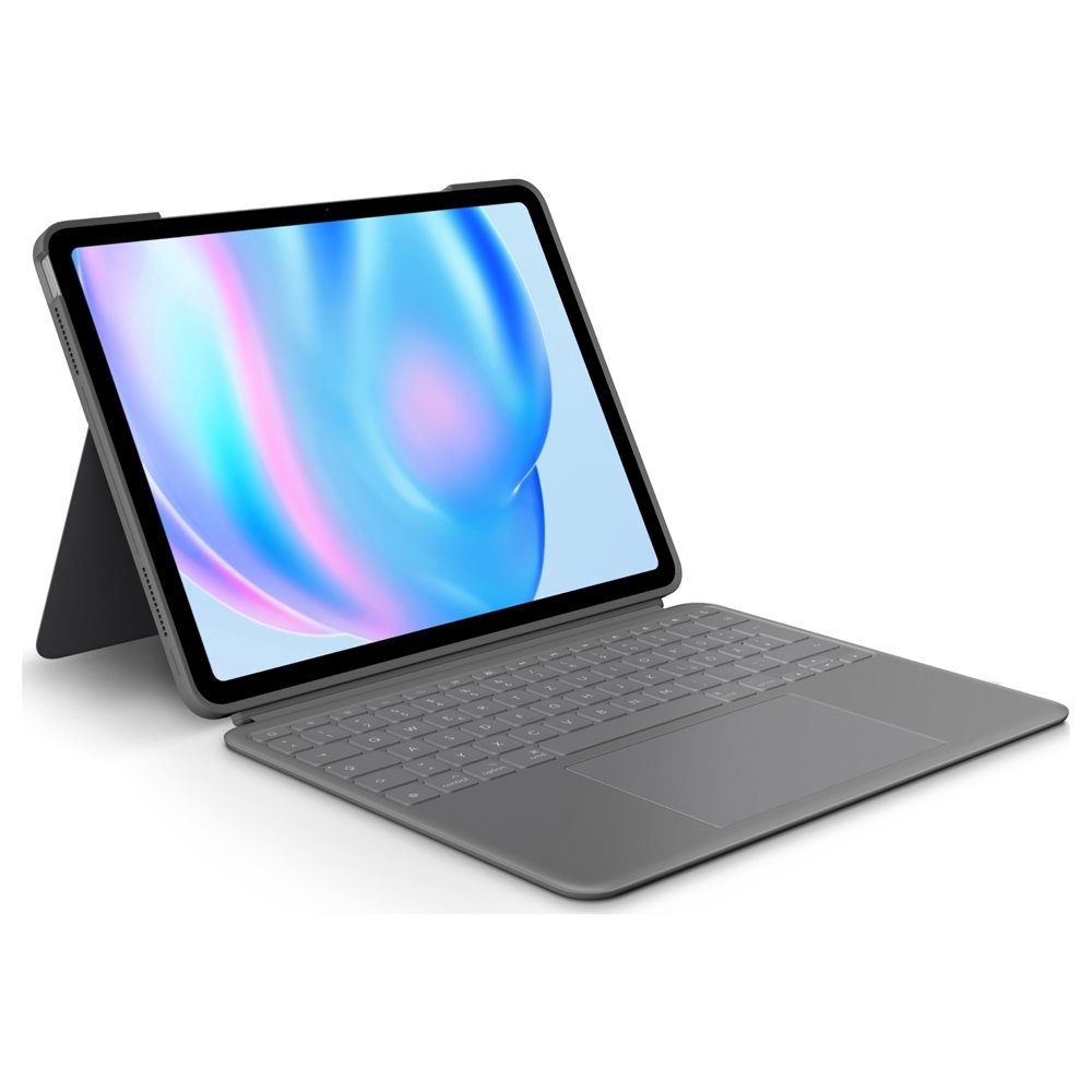 logitech combo touch qwertz alemán smart connector gris