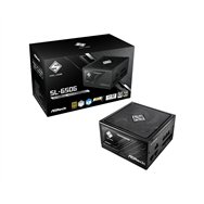asrock sl-650g steel legend unidad de fuente de alimentación 650 w 20+4 pin atx atx negro