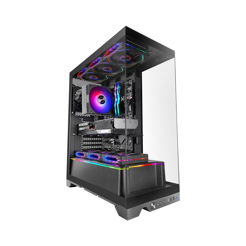 mars gaming mcprisma carcasa de ordenador midi tower negro