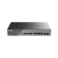 d-link dss-200g-10mp/e switch gestionado l2 gigabit ethernet (10/100/1000) energía sobre ethernet (poe) 1u gris