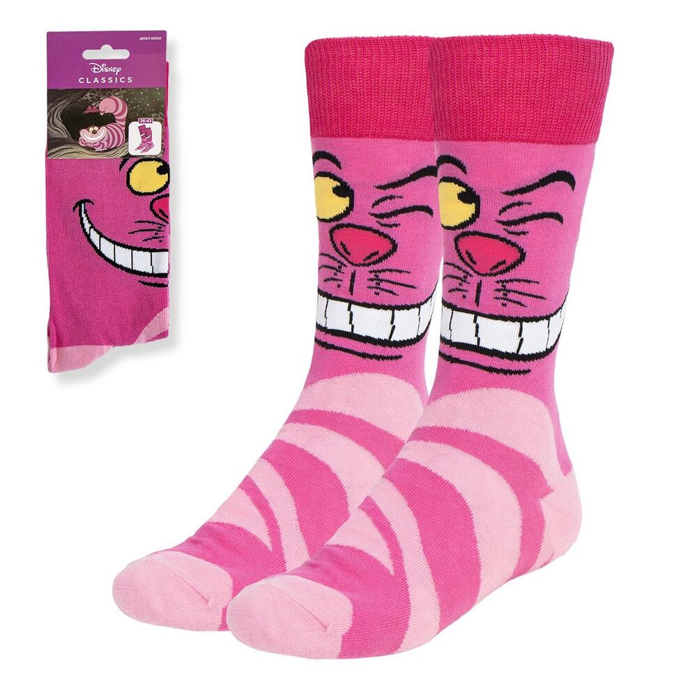 calcetines cheshire alicia en el pais de las maravillas disney