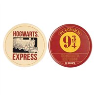 set 2 posavasos plataforma 9 3/4 harry potter