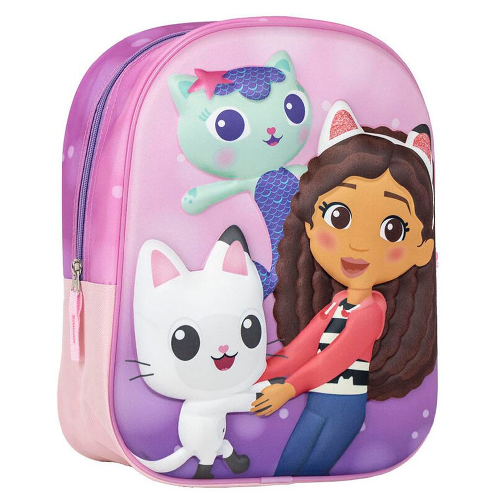 mochila 3d la casa de muñecas de gabby 31cm