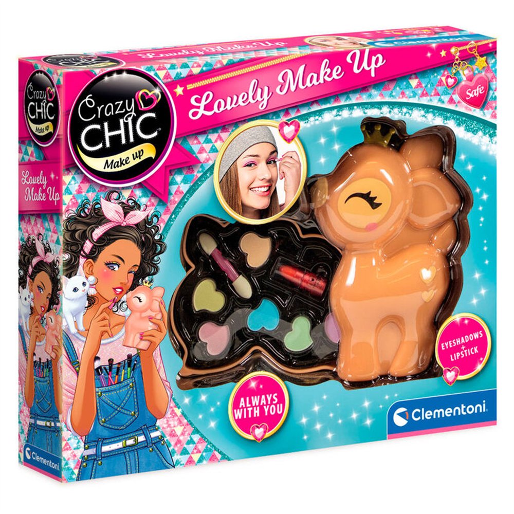 estuche maquillaje cervatillo lovely make up crazy chic