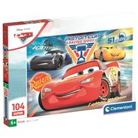 puzzle super cars disney pixar 104pzs